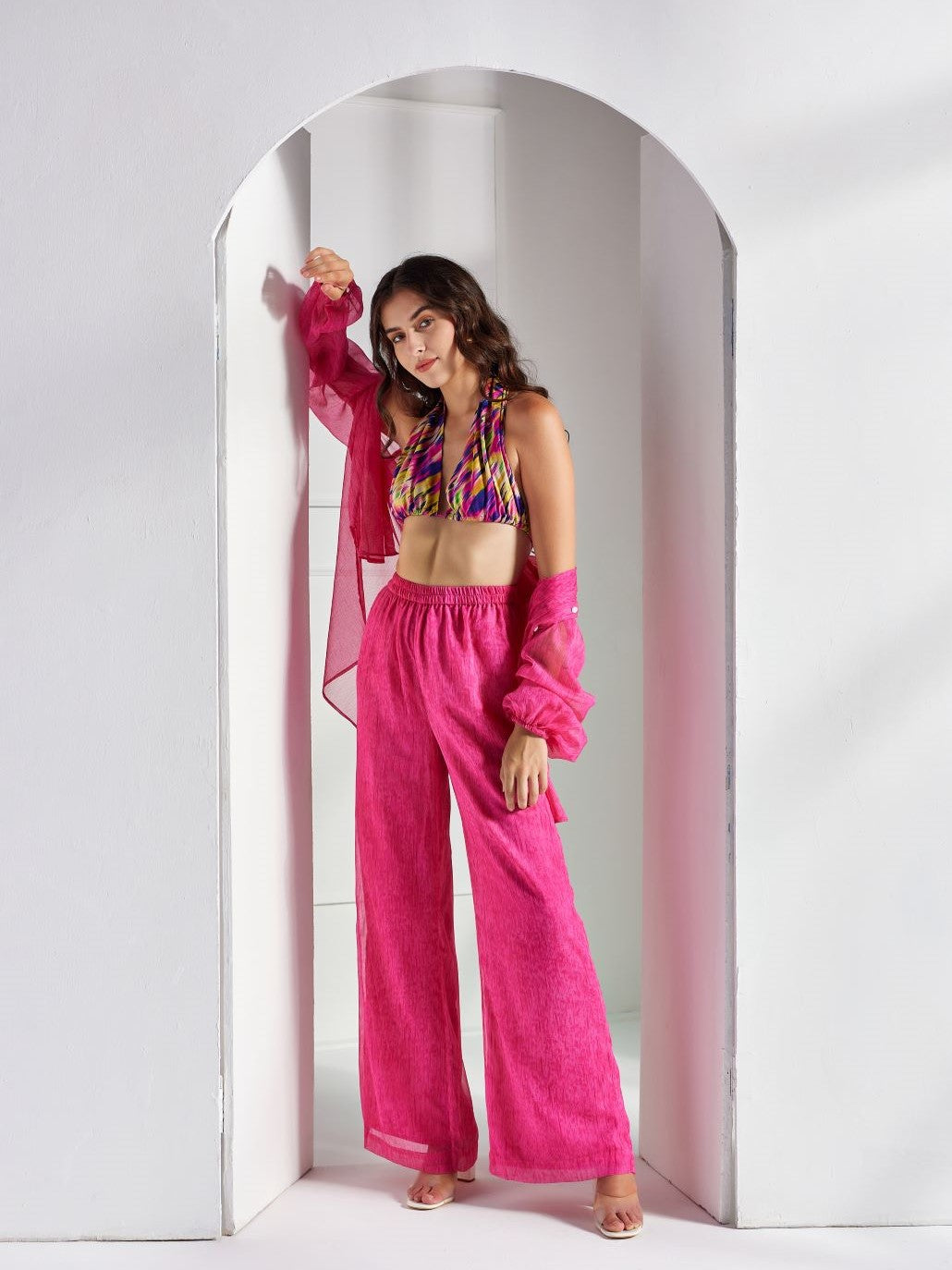 Jayla Pant Set - Bubble Pink
