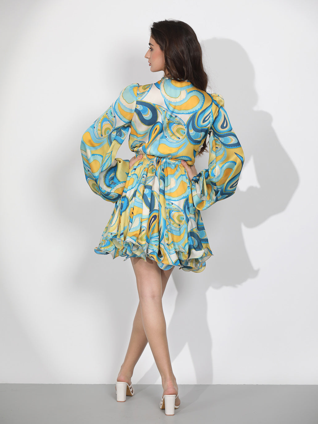 Melina Mini Dress - Paisley Print