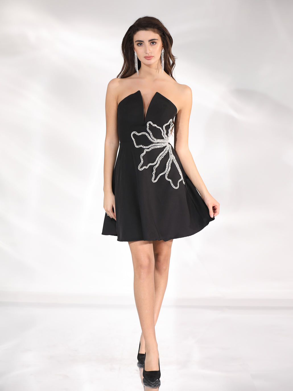 Clare Mini Dress- Black