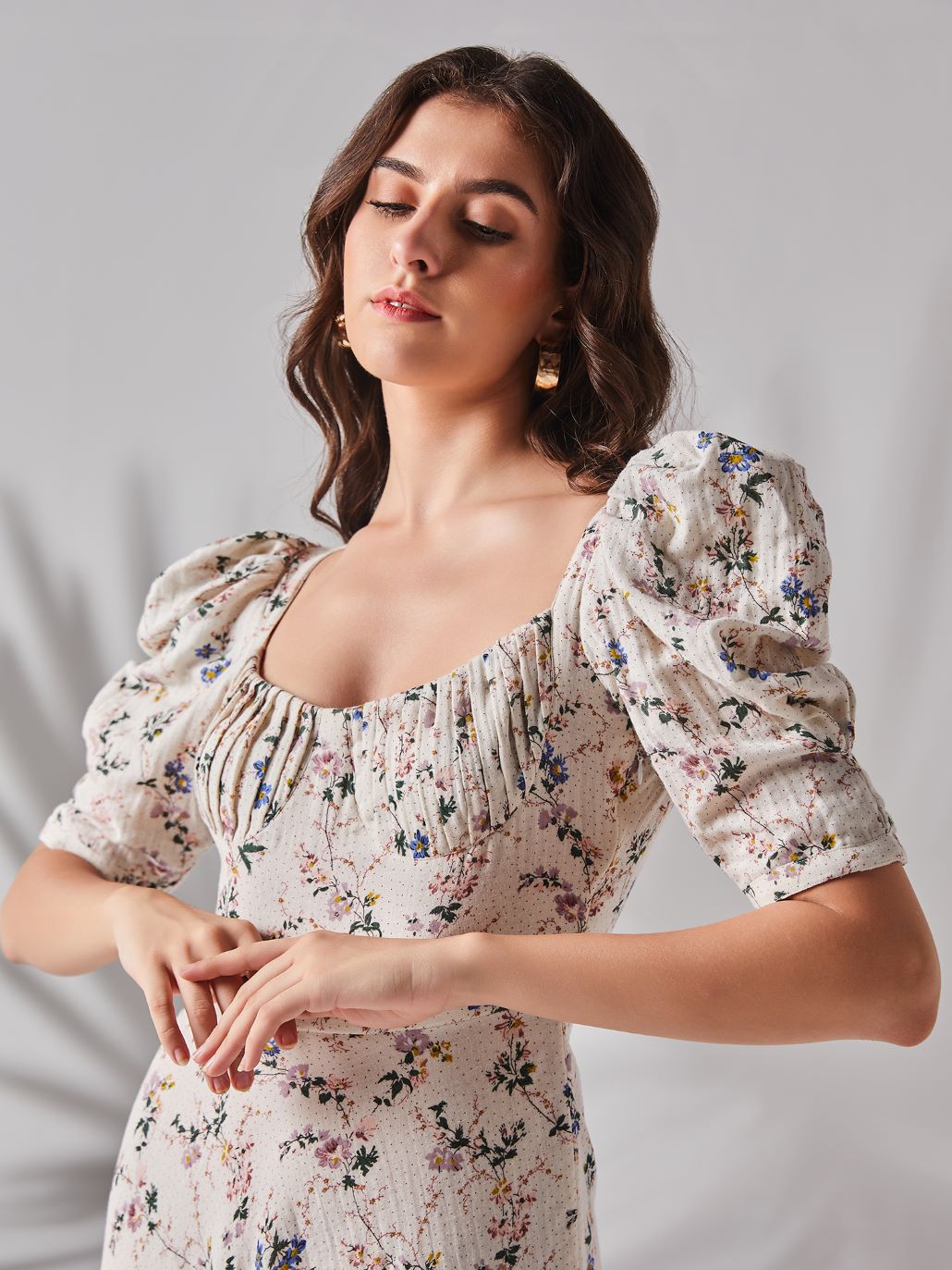 Zahra Mini Dress - Floral Print