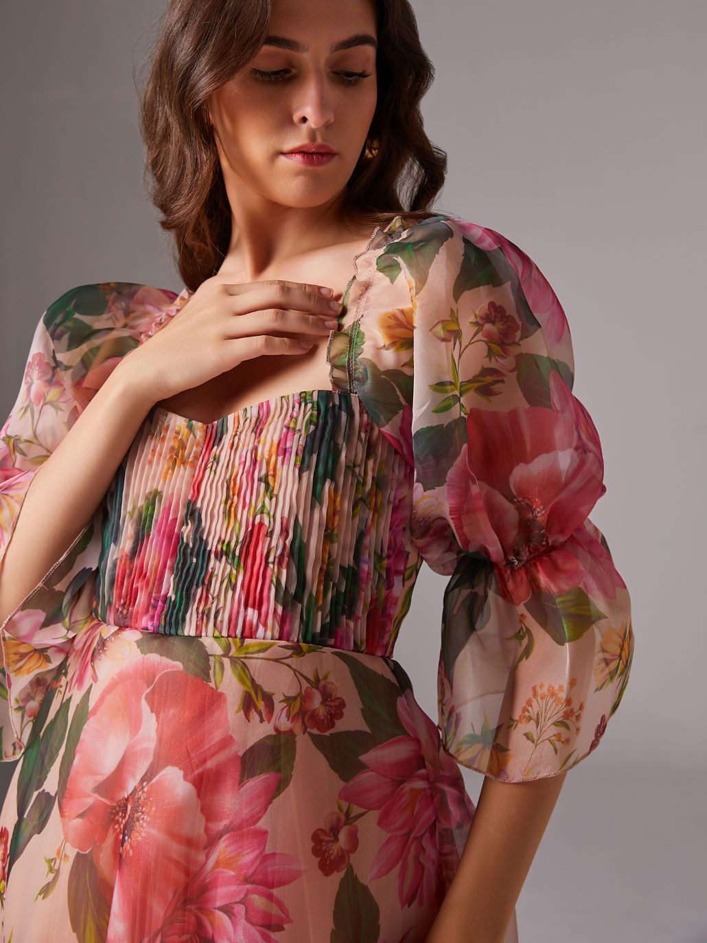 Kyra Maxi Dress - Floral Print