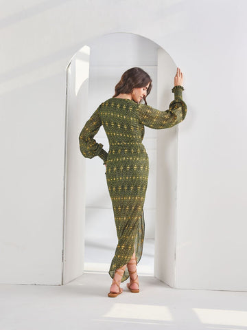 Nayra Maxi Dress - Print