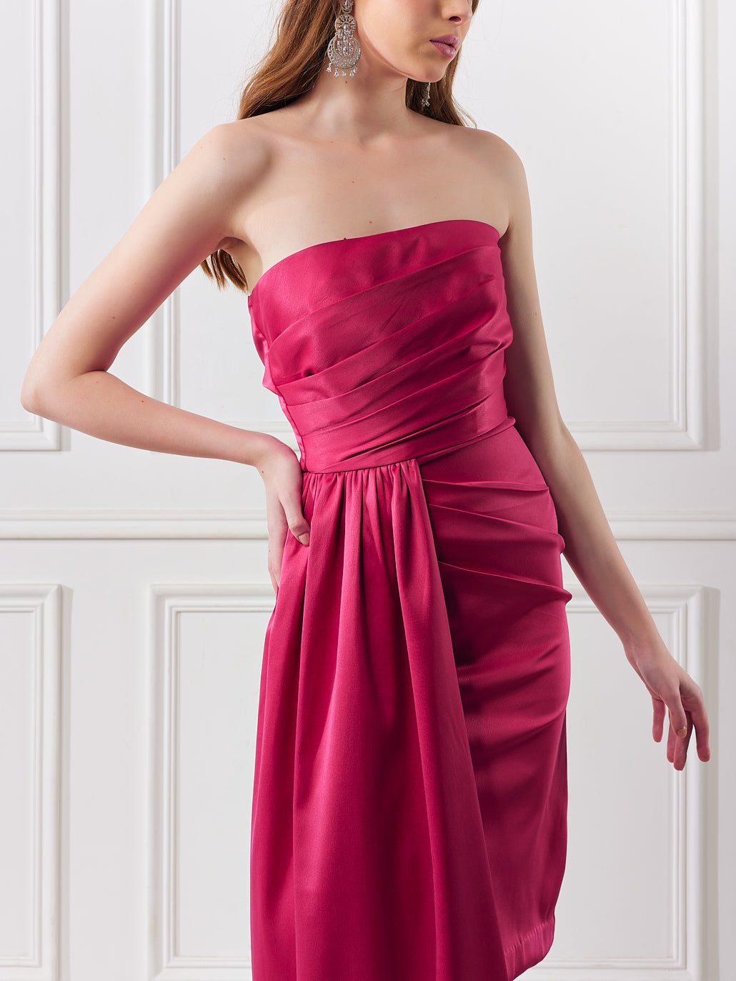Alana Bodycon Dress - Barbie Pink