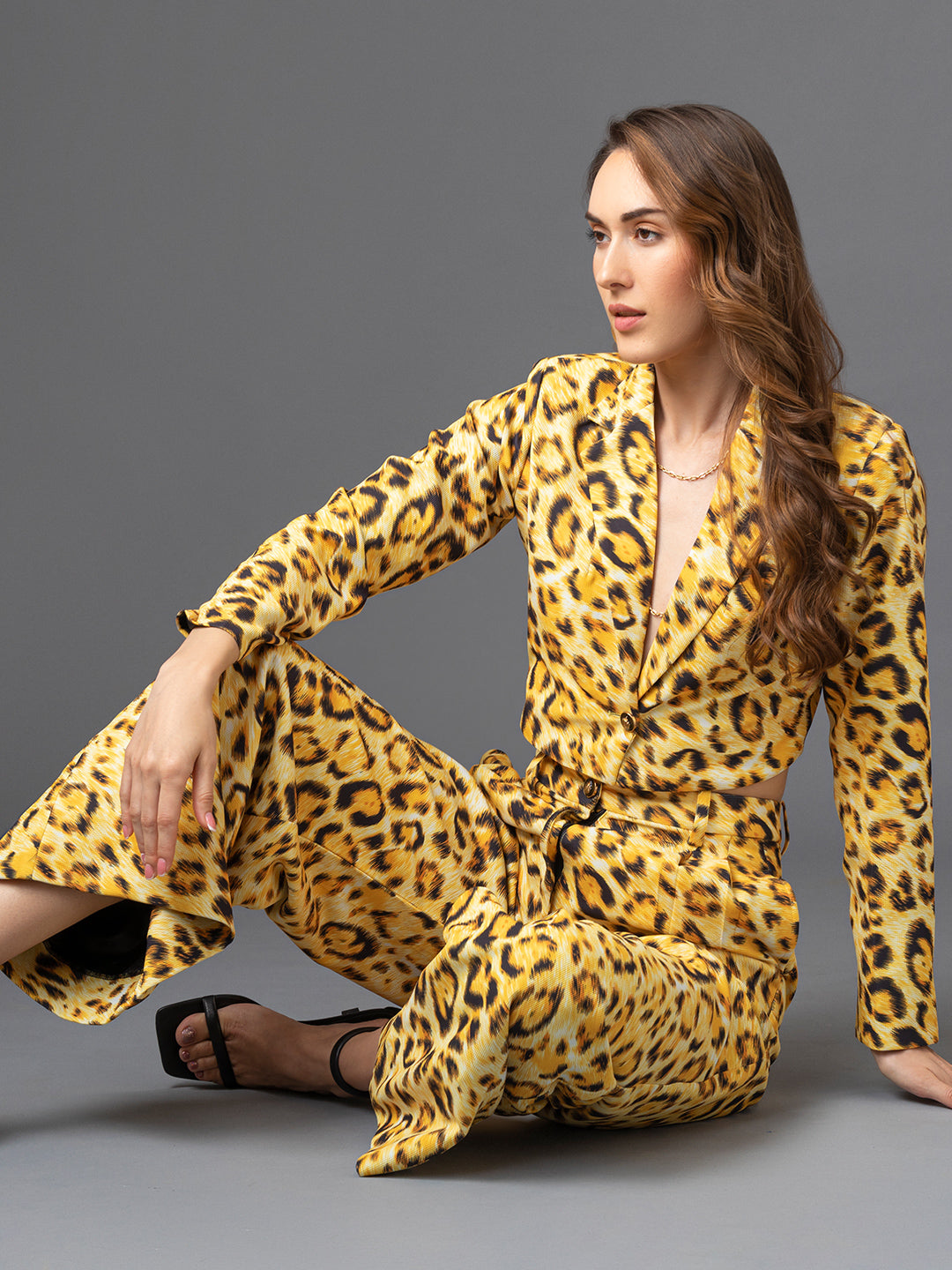 Riley Leopard set - Yellow