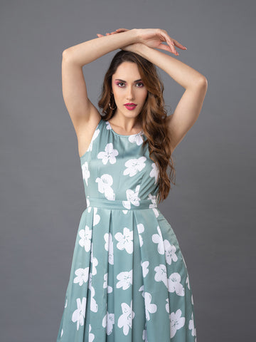Maria Maxi Dress - Pista Green